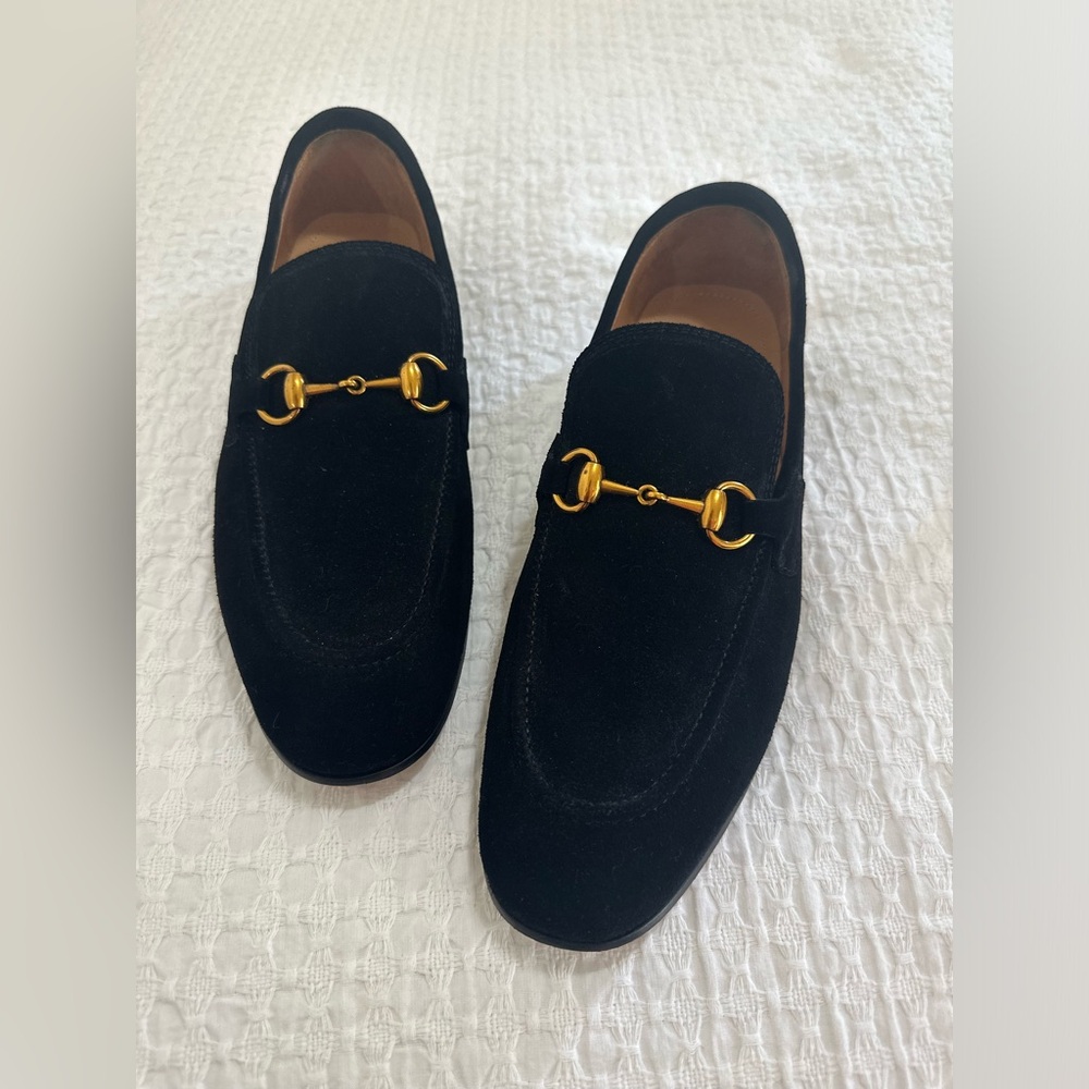 Gucci Jordaan Horsebit Detail Slip-On Men’s Loafers